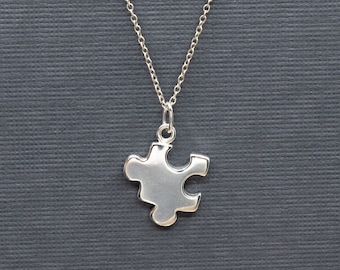 Sterling Silver Puzzle Necklace
