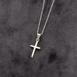 925 Sterling Silver Cross Necklace, Religious Jewelry Gift