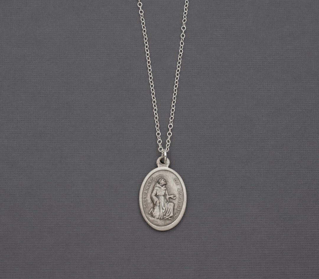 Saint Francis of Assisi Necklace - Etsy