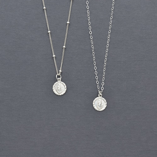 Collier Vierge Marie délicat, collier religieux Vierge Marie en argent sterling 925, collier de baptême