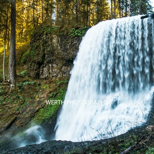 Waterfall Creek - Digital Download Photography, Landscape Poster, Natural Photo, Wall Art Decor, Artwork Print, Scenic Beautiful Oregon