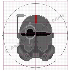 The Bad Batch - Crosshair printable cross stitch pattern - digital download
