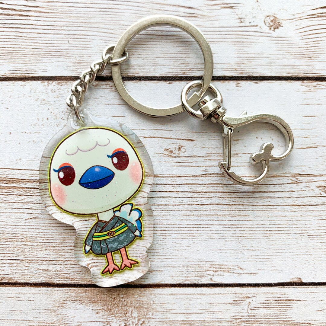 Blanche ACNH Double Sided Acrylic Key Chain / Animal Crossing Etsy