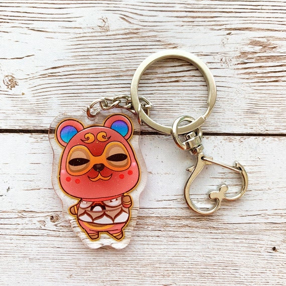 Clay ACNH Double Sided Acrylic Key Chain / Animal Crossing / Animal Crossing New Horizons / Nintendo Switch