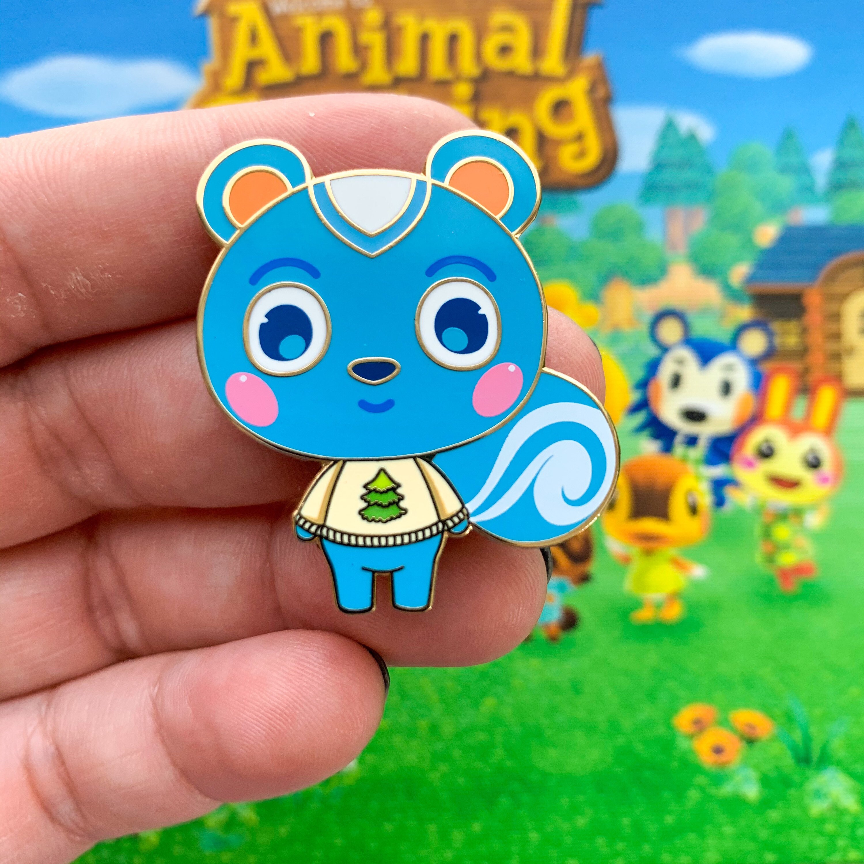 Filbert ACNH Enamel Pin / Animal Crossing / Animal Crossing New Horizons / Nintendo Switch Filbert ACNH Enamel Pin / Animal Crossing / Animal Crossing New Horizons / Nintendo Switch