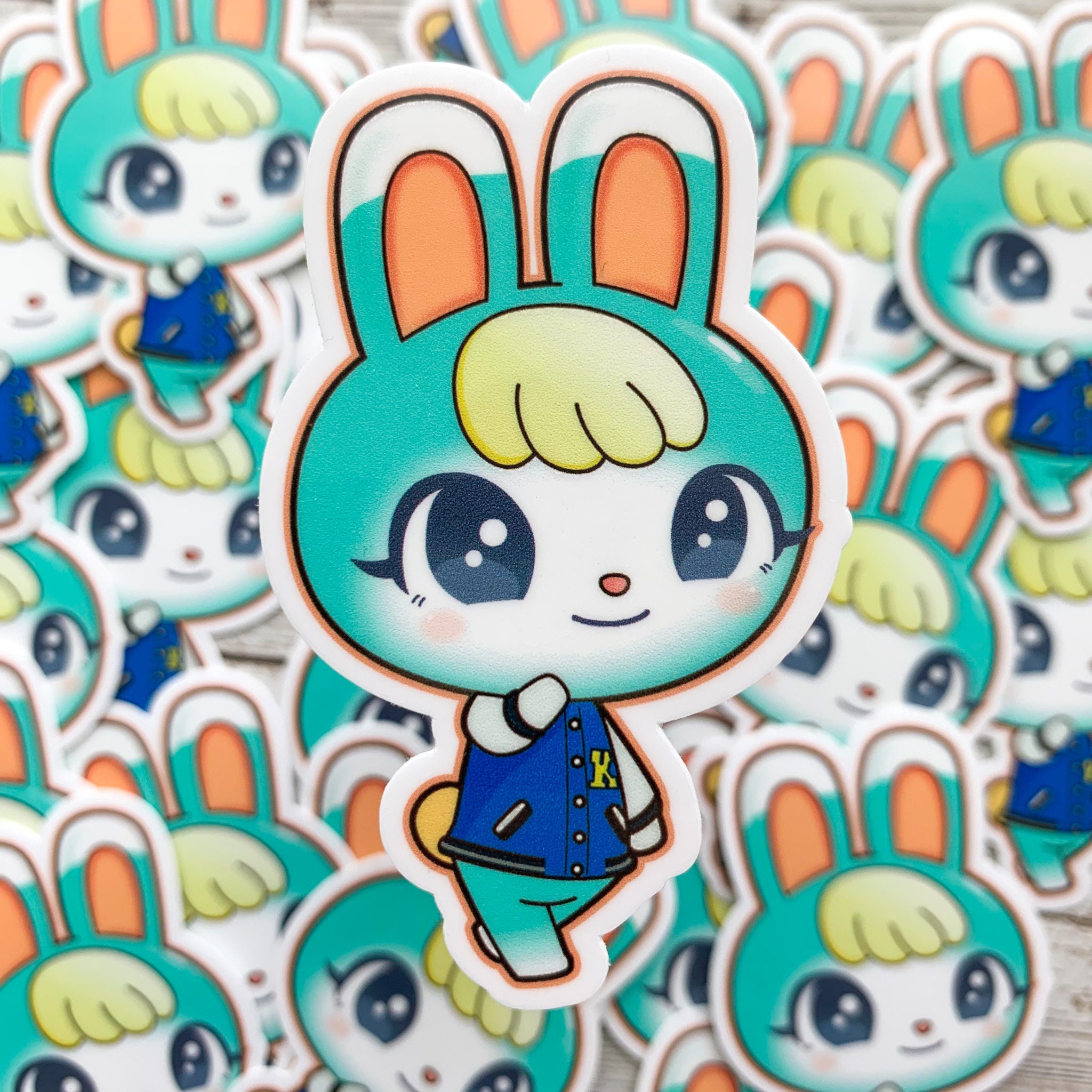 Sasha Animal Crossing Vinyl Sticker / New Horizons / ACNH / | Etsy