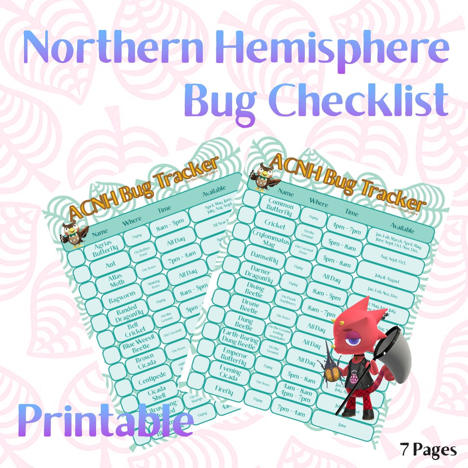 acnh daily checklist