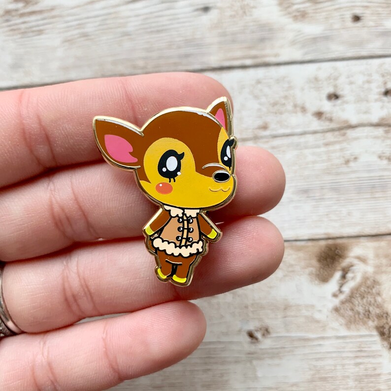 Fauna ACNH Enamel Pin / Animal Crossing / Animal Crossing New - Etsy