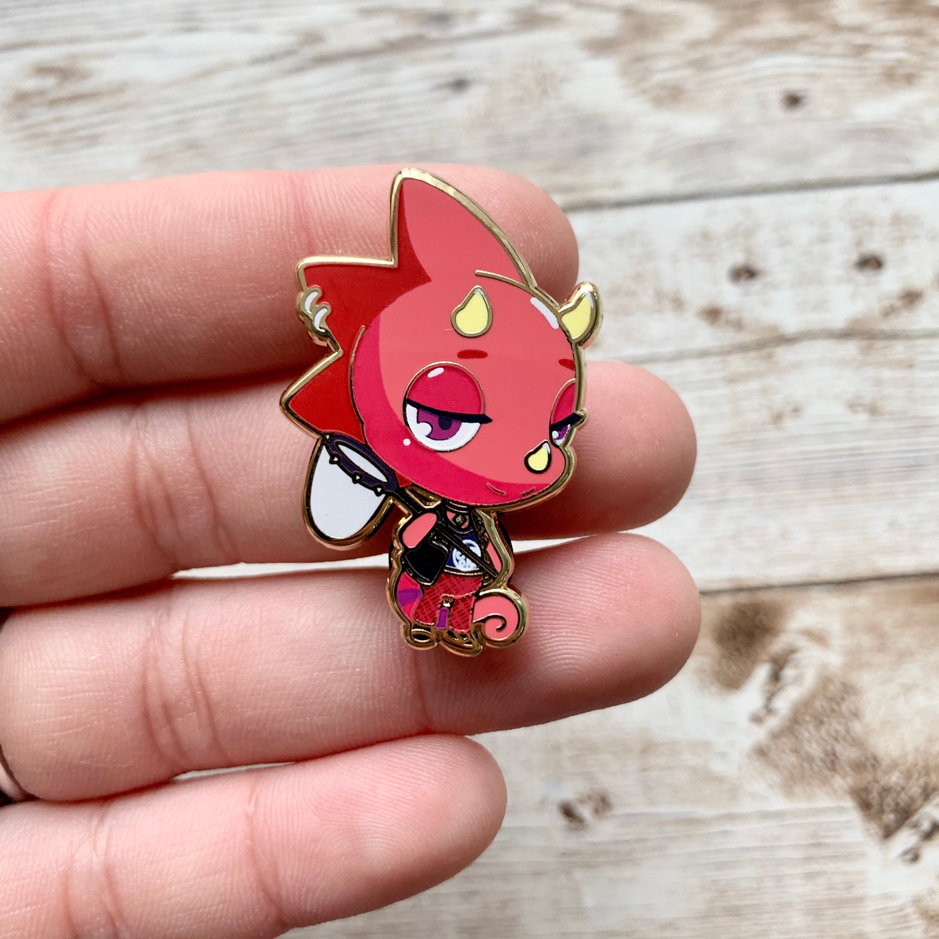 Flick ACNH Enamel Pin / Animal Crossing / Animal Crossing New Etsy UK