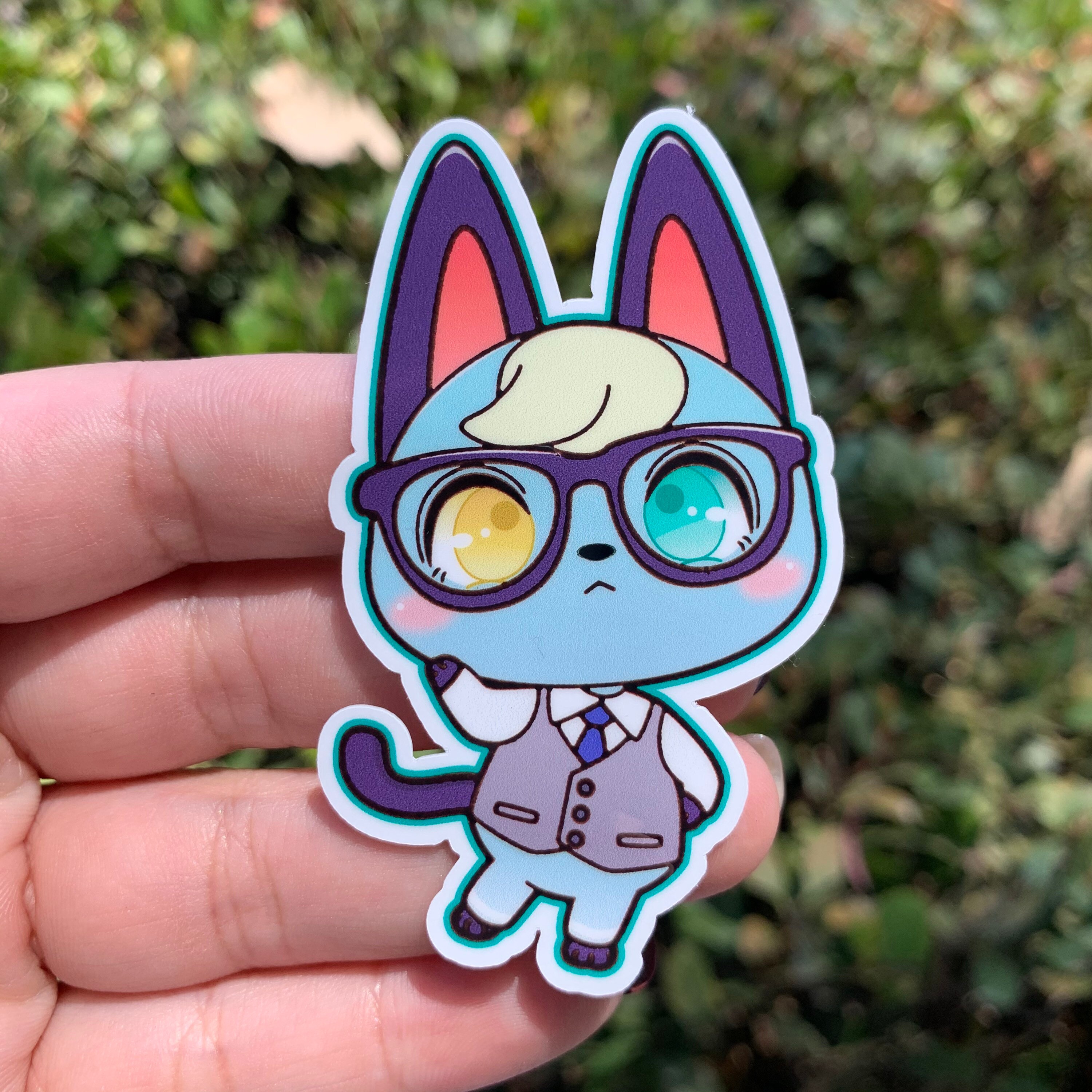 Raymond Animal Crossing Vinyl Sticker / New Horizons / ACNH / Etsy