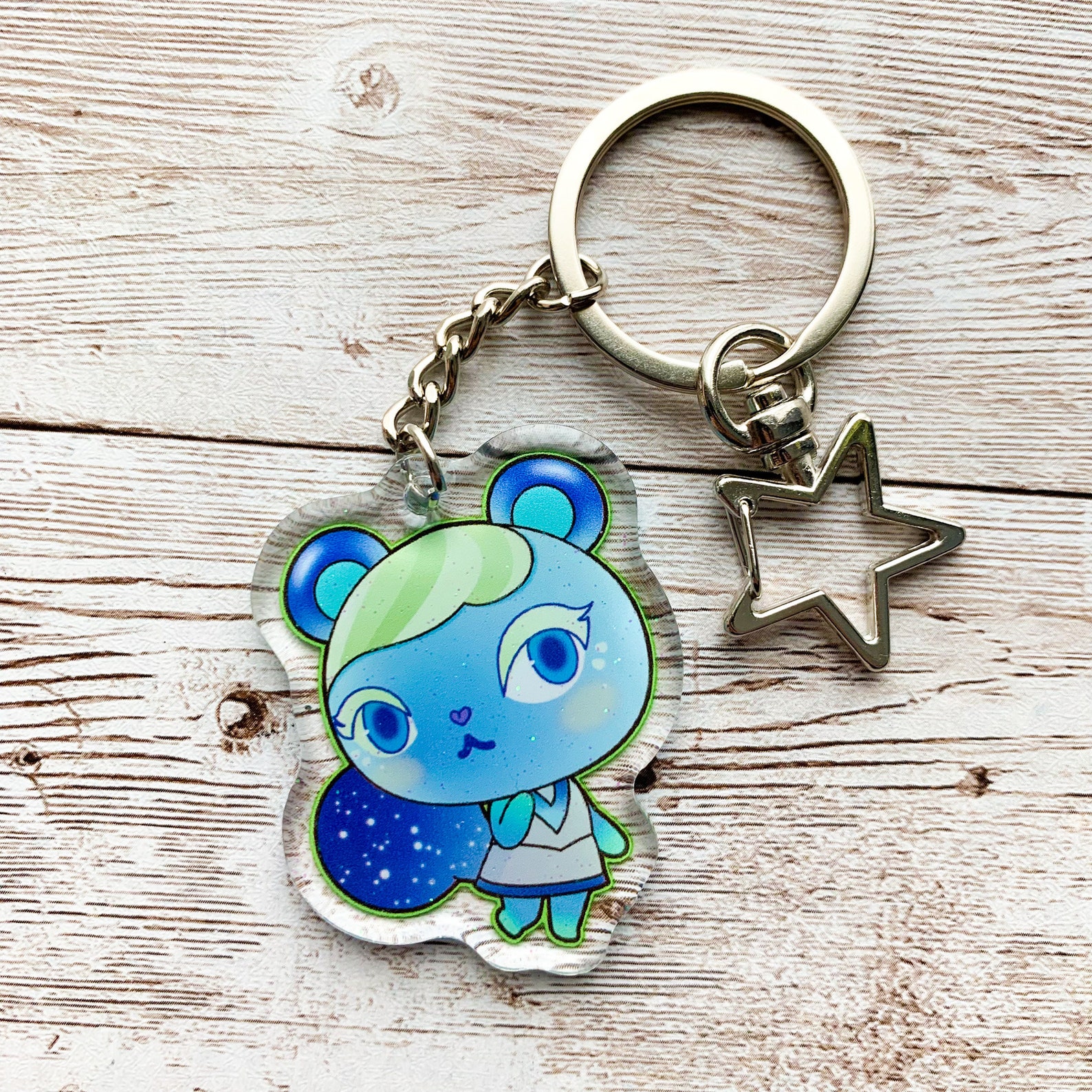 Ione ACNH Double Sided Acrylic Key Chain / Animal Crossing / Etsy