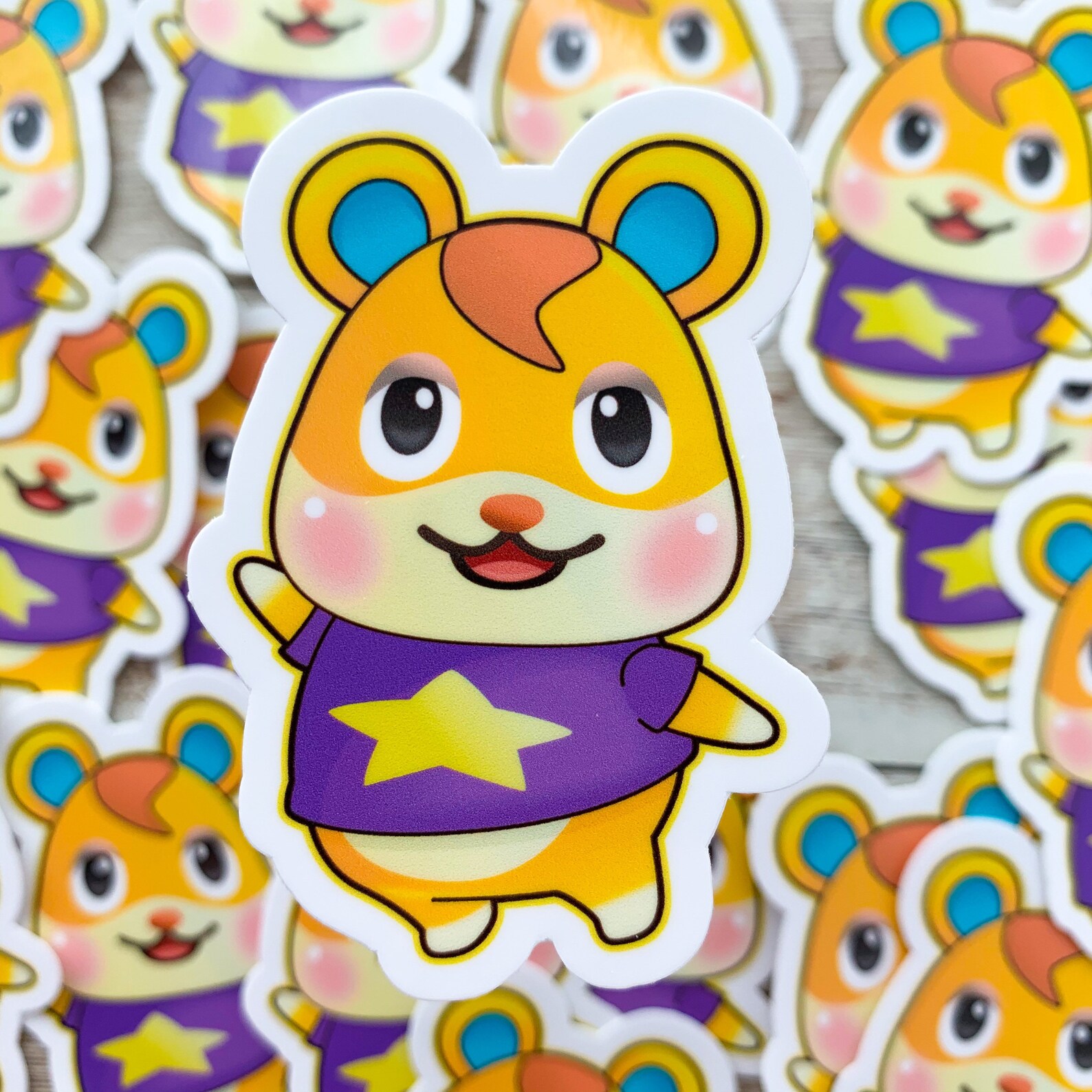 Hamlet Animal Crossing Vinyl Sticker / New Horizons / ACNH / Etsy