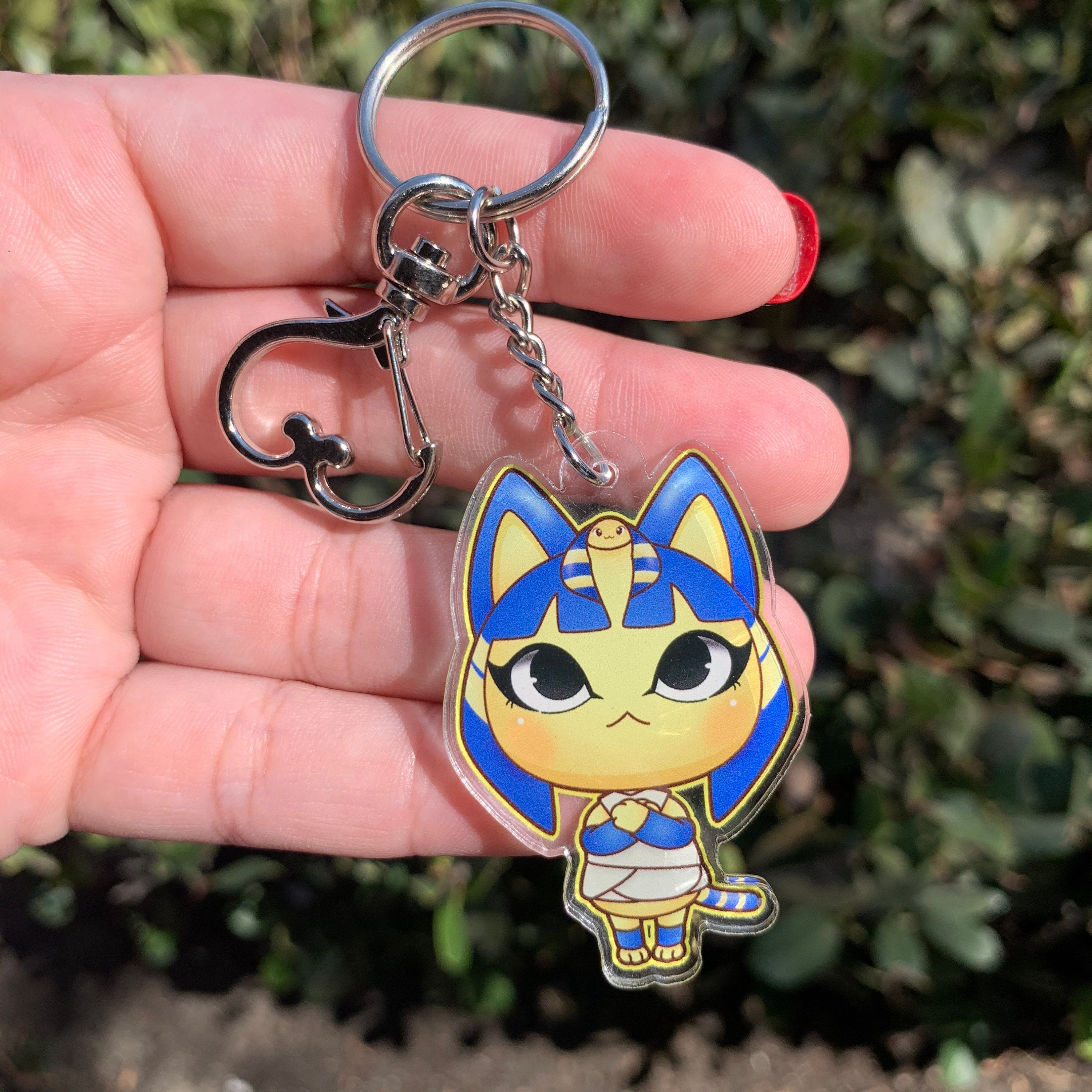 Ankha ACNH Double Sided Acrylic Key Chain / Animal Crossing / - Etsy Ankha ACNH Double Sided Acrylic Key Chain / Animal Crossing / - Etsy