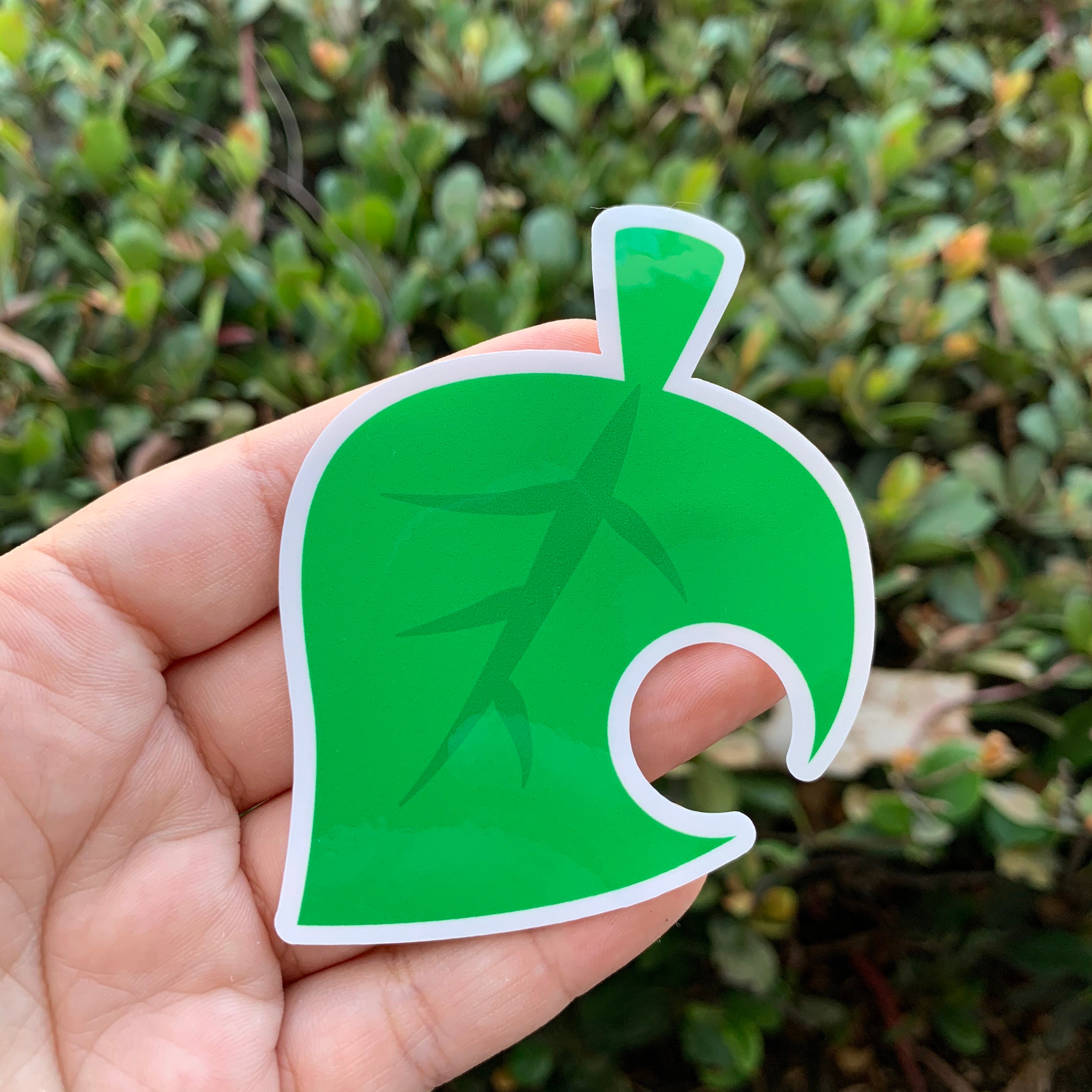 Leaf Animal Crossing Vinyl Sticker / New Horizons / ACNH / Etsy