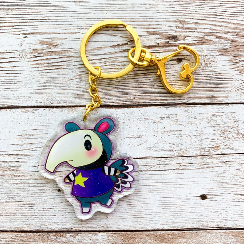 Antonio ACNH Double Sided Acrylic Key Chain / Animal Crossing Etsy