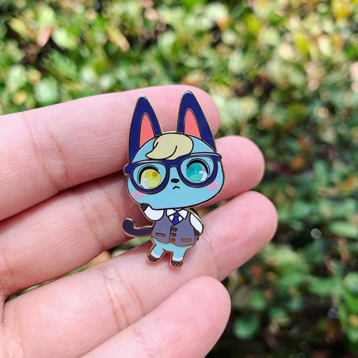 Raymond ACNH Enamel Pin Animal Crossing Animal Crossing Etsy Norway