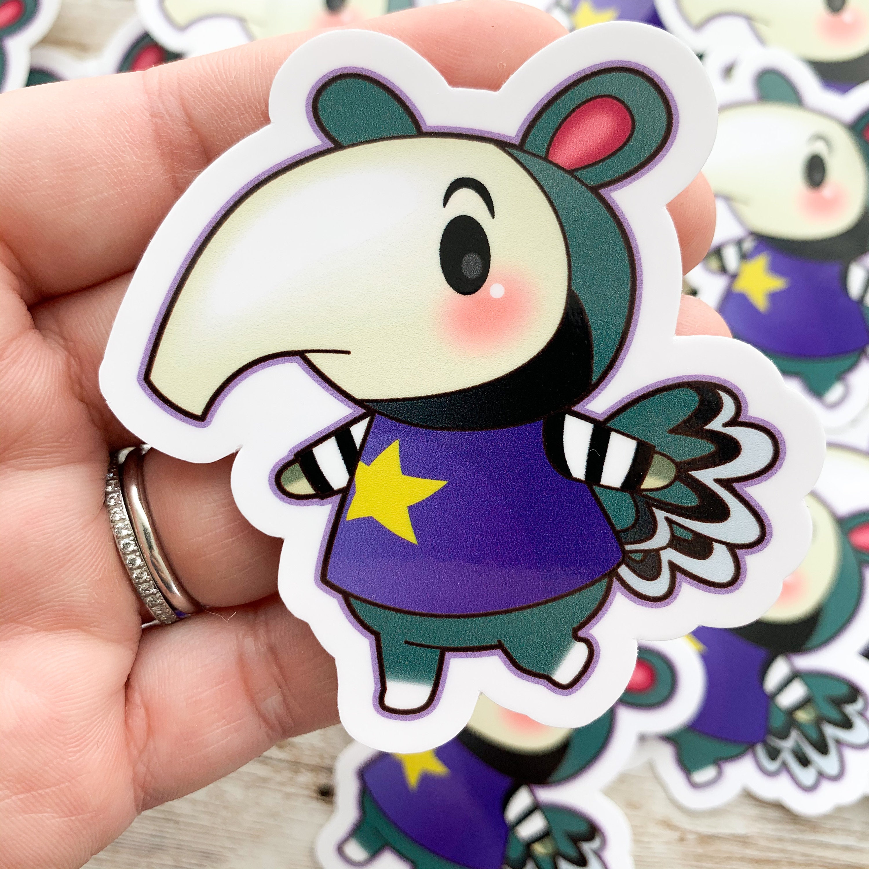 Antonio Animal Crossing Vinilo Sticker / New Horizons / ACNH / Etsy