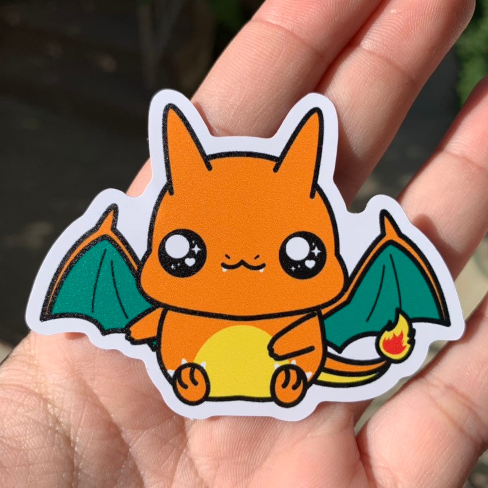 Charizard Vinyl Sticker Pokémon / Pokemon Sticker / Laptop Etsy