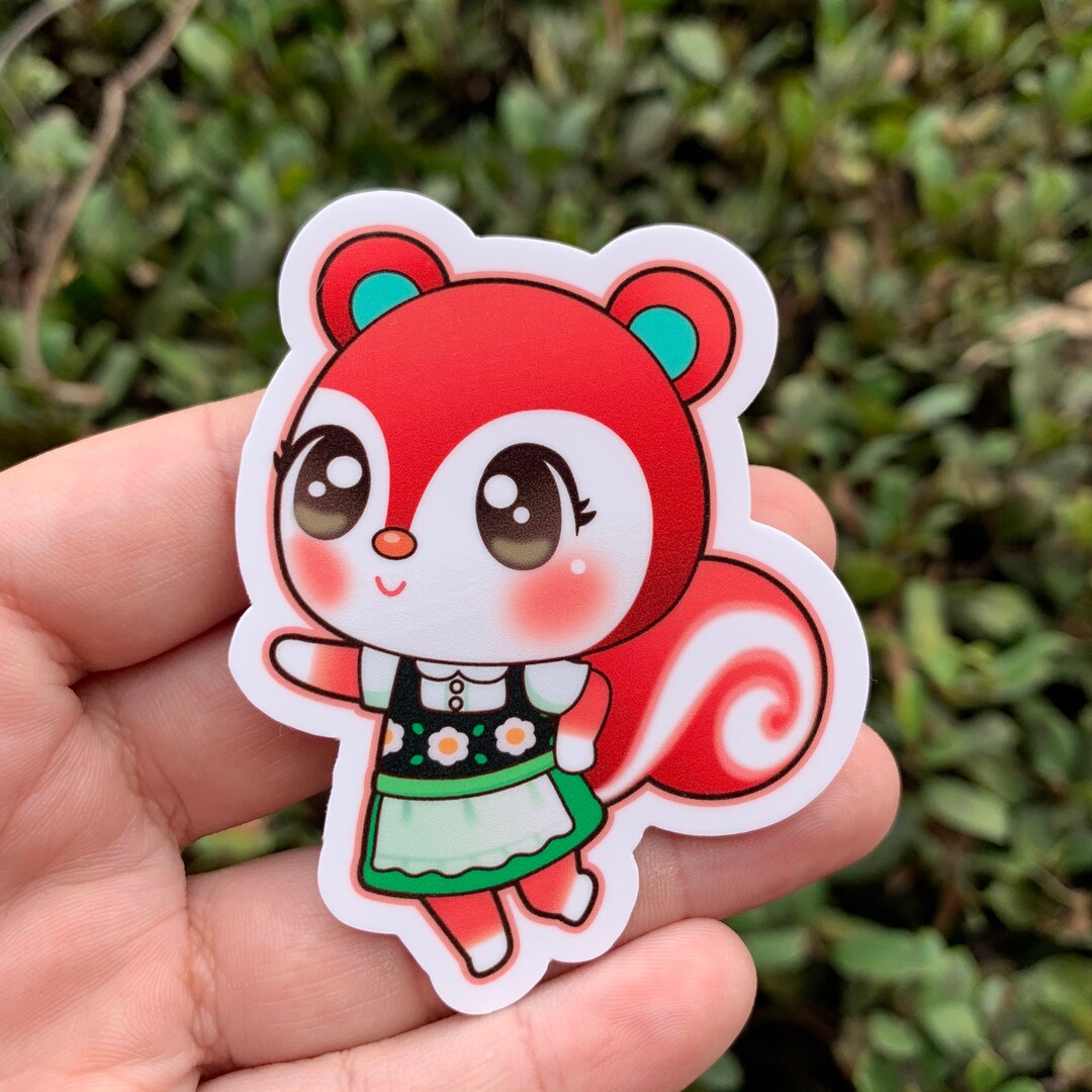 Poppy Animal Crossing Vinyl Sticker / New Horizons / ACNH / Etsy