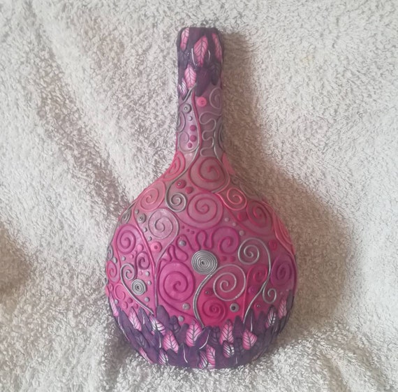 pink decorative glass