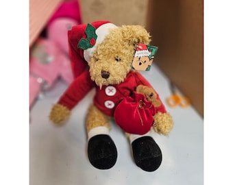 Avon Bärenkollektion Sammy Santa Russ Berrie Plüsch-Weihnachtsteddybär F661851