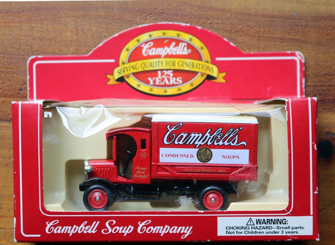Campbells Soup Company Die Cast Truck Collectible Metal Model 125th