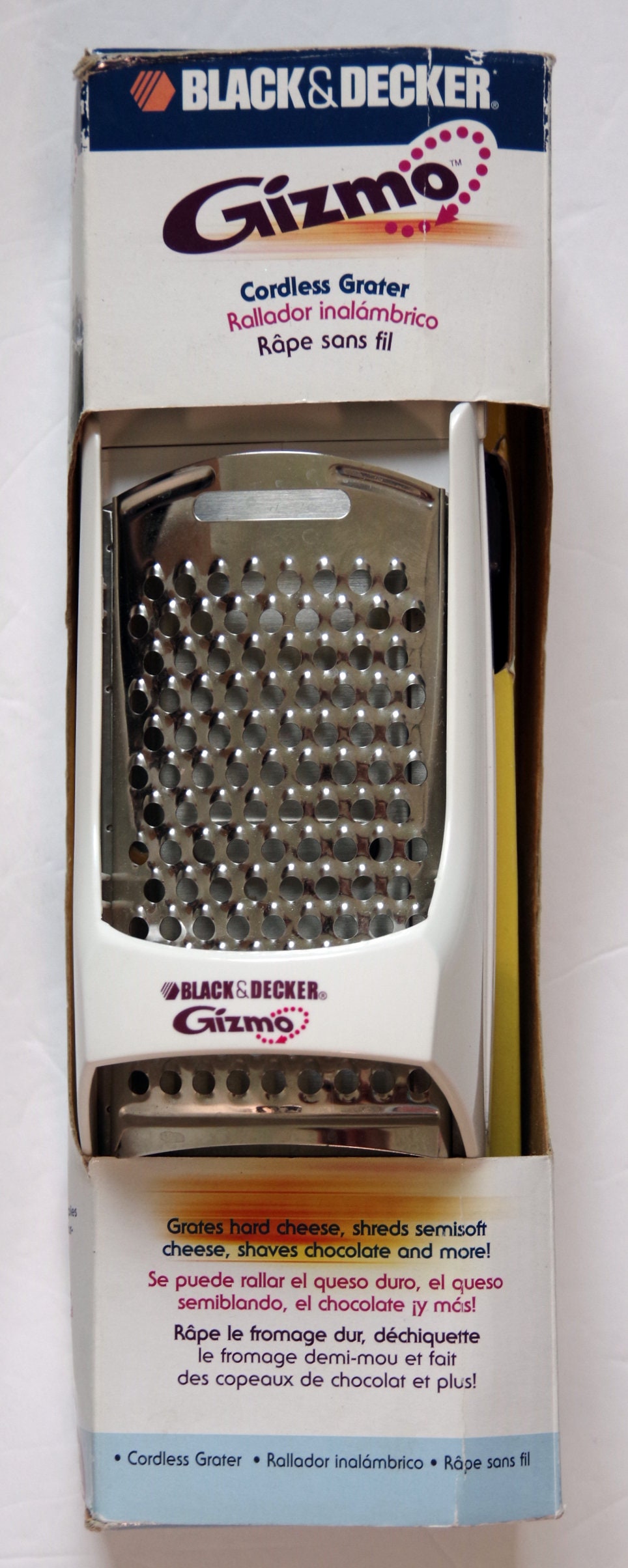 NEW Black & Decker Gizmo Cordless Electric Cheese Grater GG200