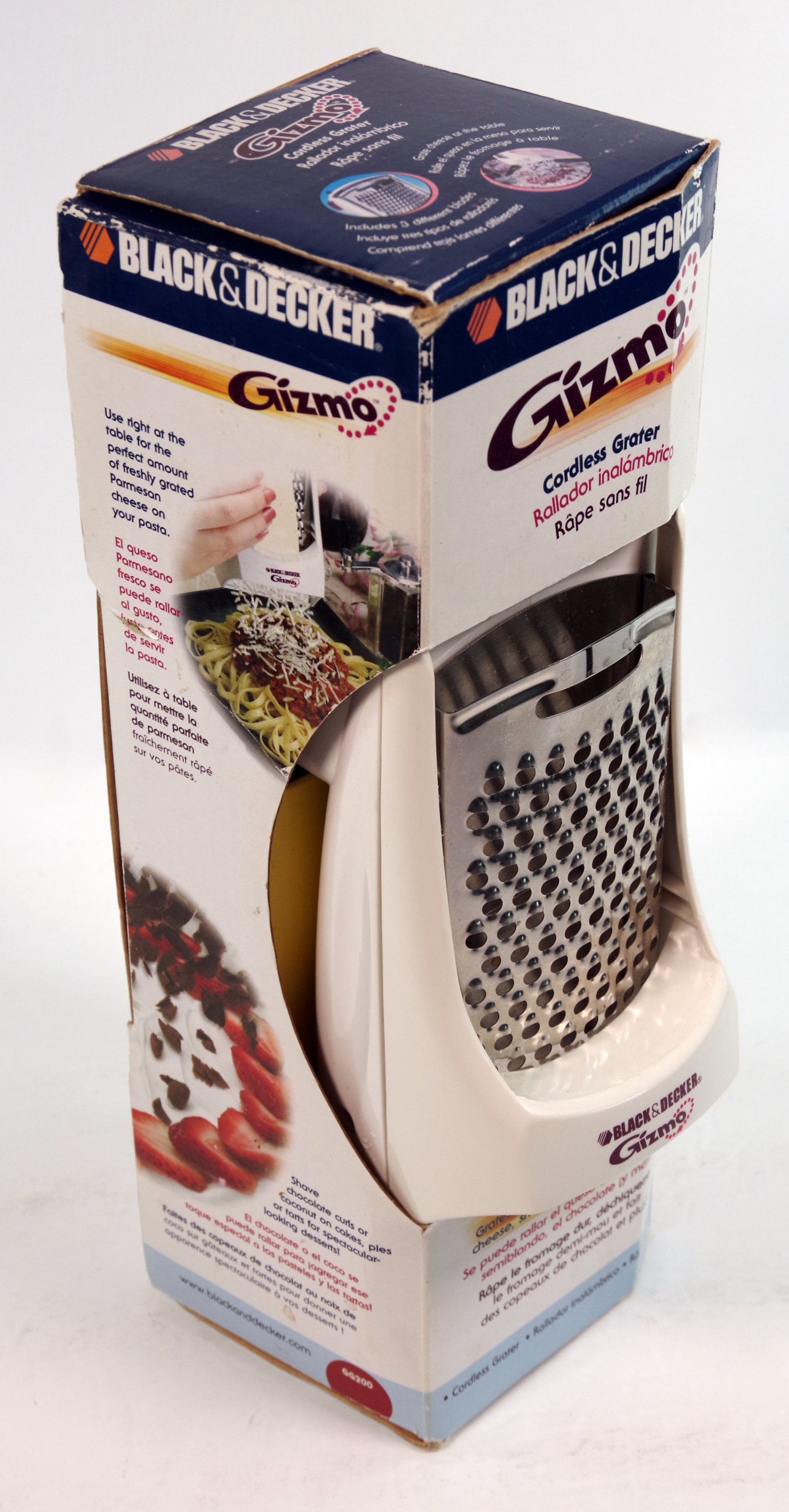 Black & Decker Gizmo Electric Cheese Chocolate Grater Cordless