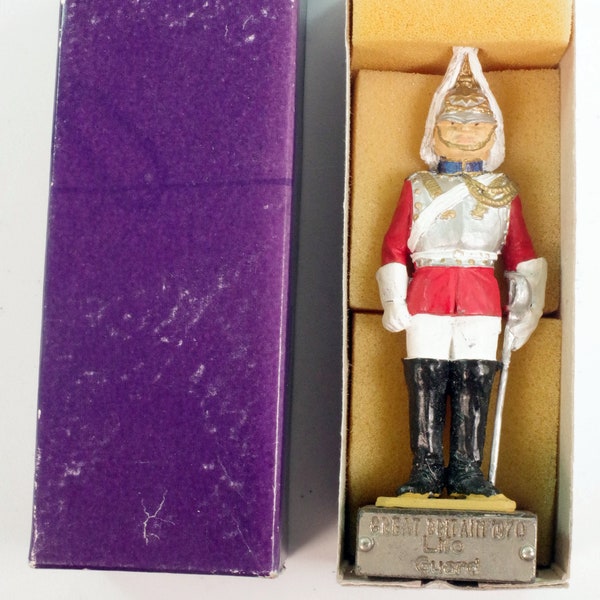 5 inch Metal soldier Great Britain 1970 Lifeguard. Made in Spain.