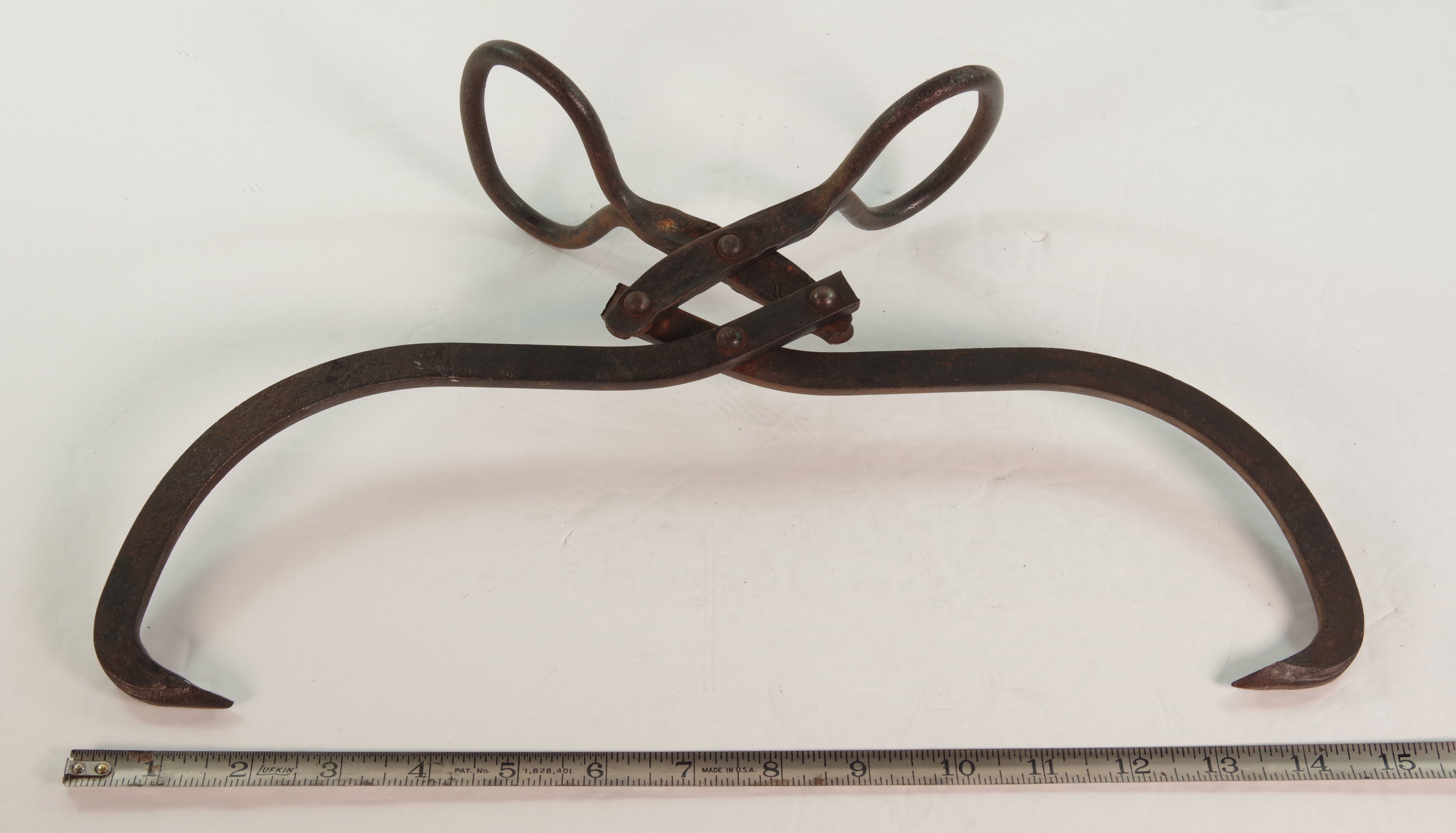 Vintage Metal Ice Grab, Grabber, Ice Block Tongs 15 Inches. Etsy