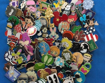 Disney Trading Pins and Lanyard Bundles-Choose 1 Lanyard - All pins are  100% Tradeable - NO duplicates- Choose 10, 20, 30 or 50 pins