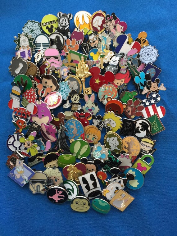 Lot de 50 épingles à colorier Disney non doubles -  France