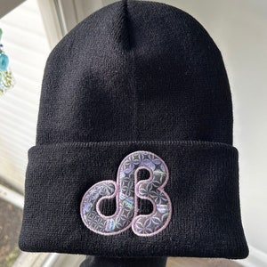 Custom Daily Bread Embroidered Merch Black Beanie One of a Kind