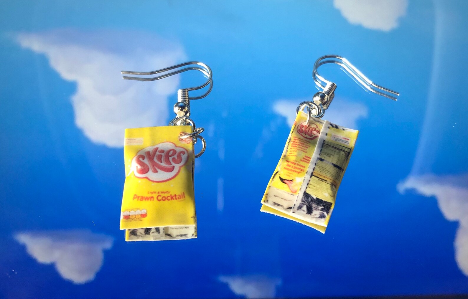 SKIPS Prawn Cocktail Novelty Dangle Earrings Etsy