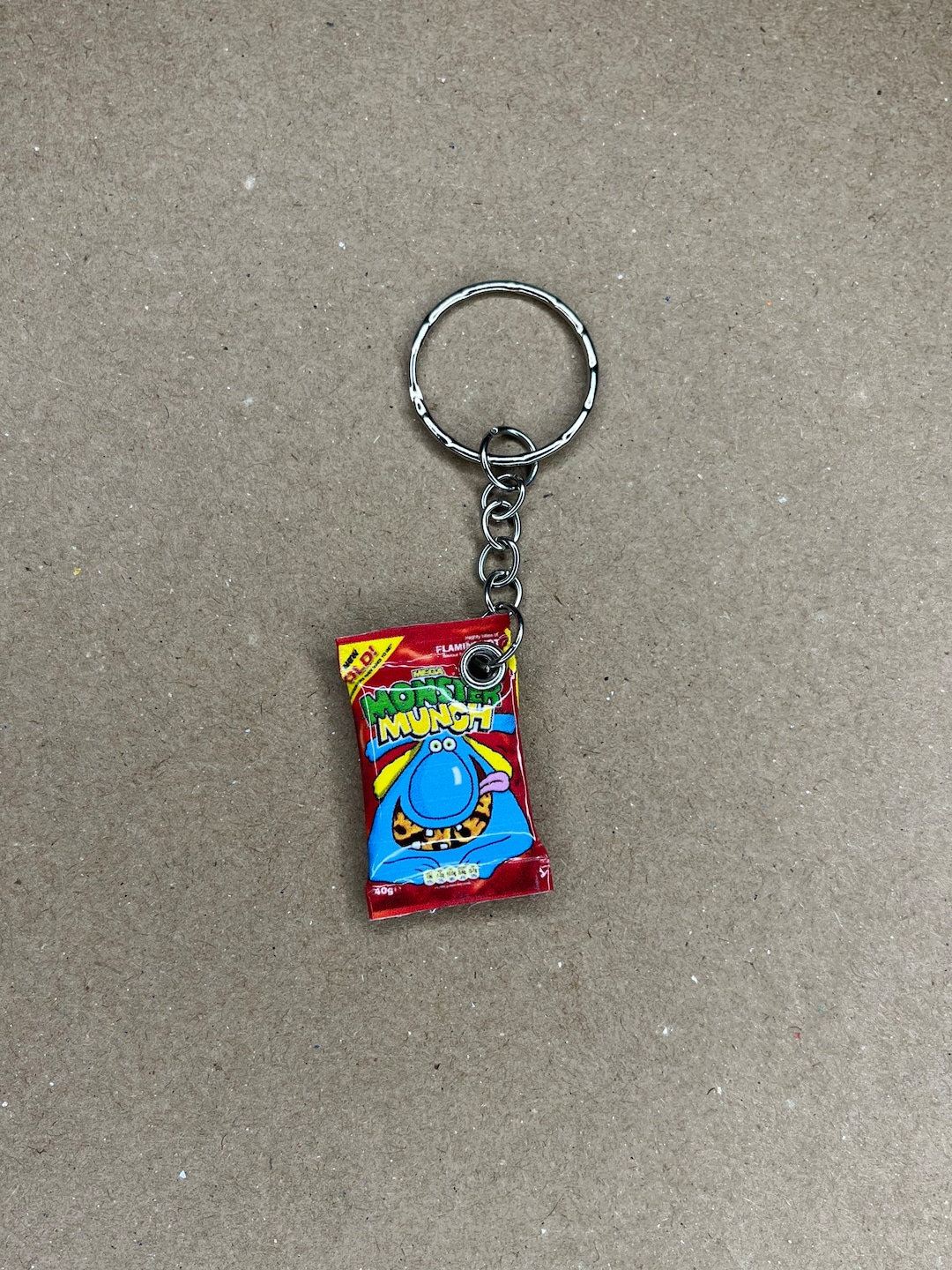 Monster Munch Flamin Hot Crisp Packet Keyring keychain Etsy Canada