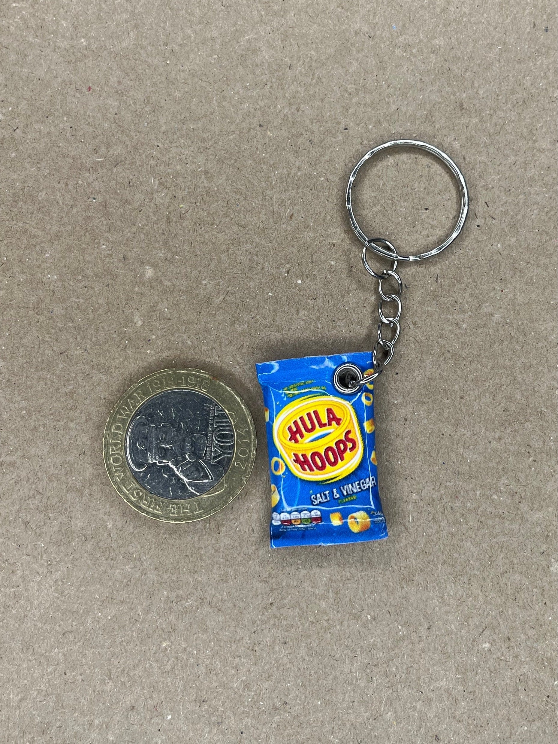 Hula Hoops Salt and Vinegar Crisps Keyring/keychain Etsy