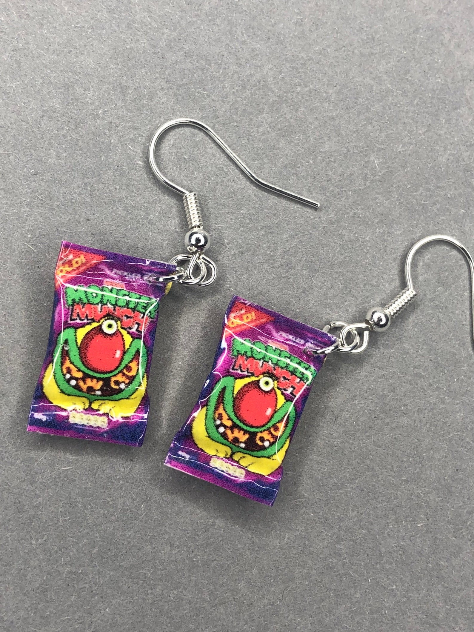 Monster Munch Pickled Onion Novelty Dangle Earrings Etsy UK