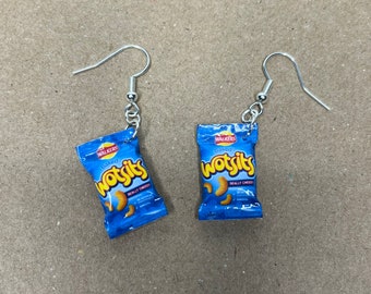 Walkers Wotsits Novelty Dangle Crisp Earrings