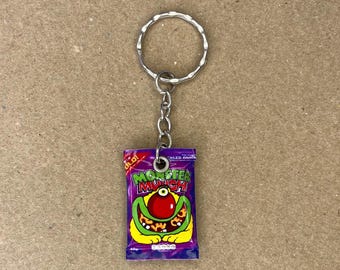 Monster Munch Pickle Onion Keyring/Keychain Personalised Gift