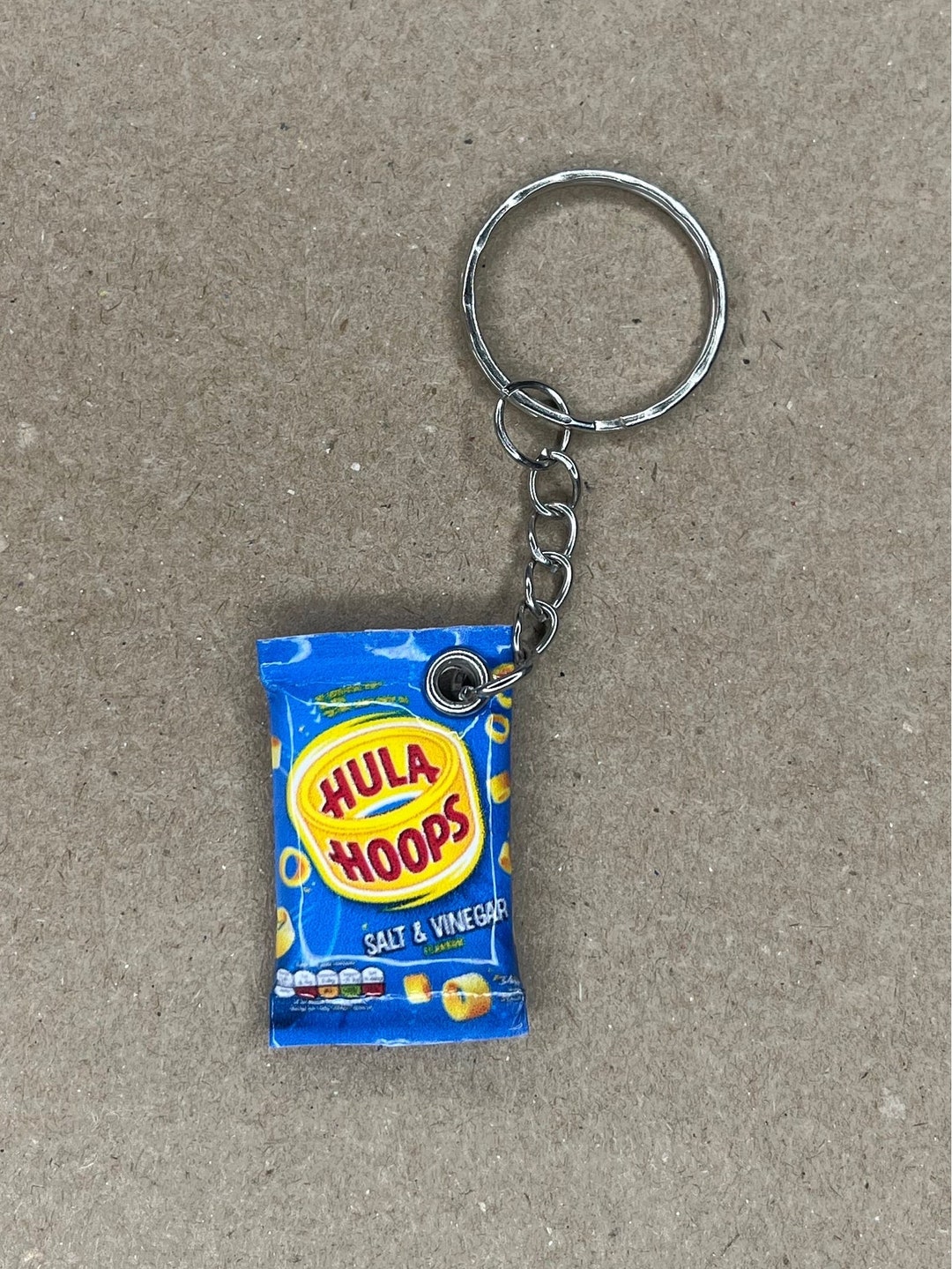 Hula Hoops Salt and Vinegar Crisps Keyring/keychain Etsy