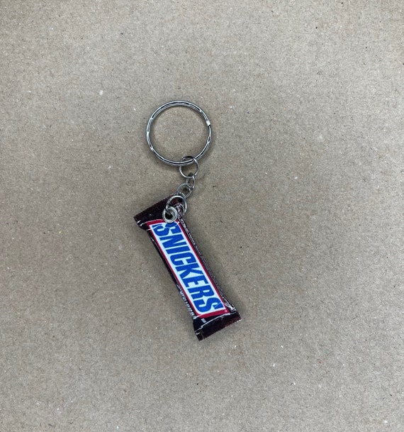 Snickers Chocolate Bar Keyring Keychain
