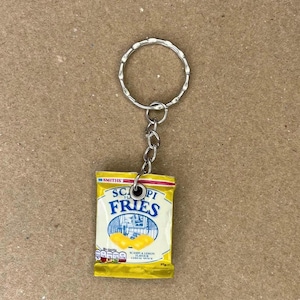 Porte-clés/porte-clés scampi frites croustillantes