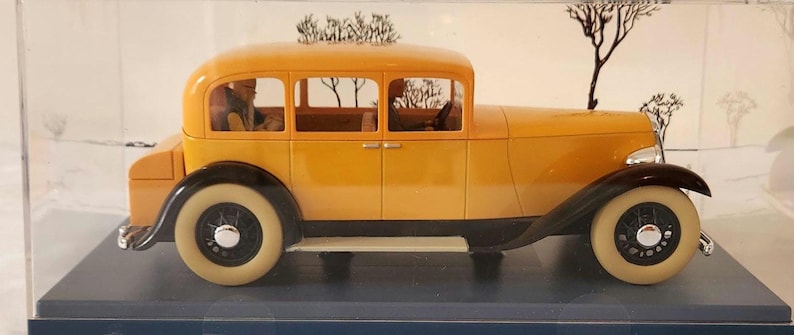 No68-Tintin collection d'automobile Hachette 1/24- :WANG JEN CHIÉ Car image 5
