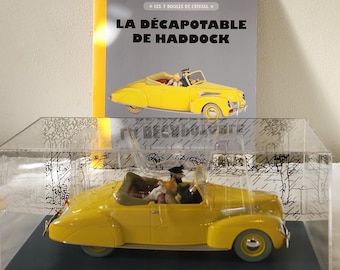 No2-Tintin Collectibles Miniature 1/24 le Lincoln Zaphyr avec personnages et fascicule