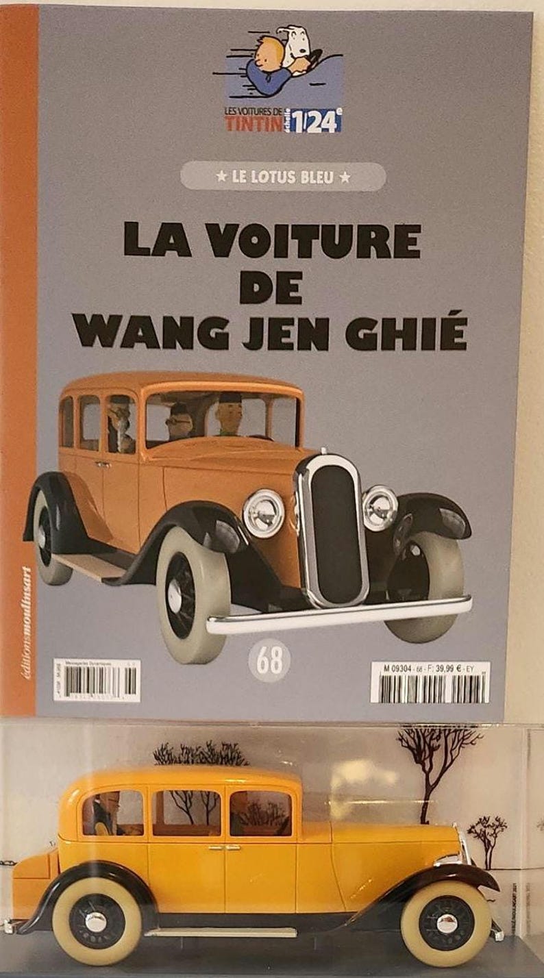 No68-Tintin collection d'automobile Hachette 1/24- :WANG JEN CHIÉ Car image 1