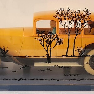 No68-Tintin collection d'automobile Hachette 1/24- :WANG JEN CHIÉ Car image 2
