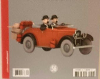 No56-Tintin collection d'automobile Hachette 1/24- Peugeot 201 Roadster Cabriolet