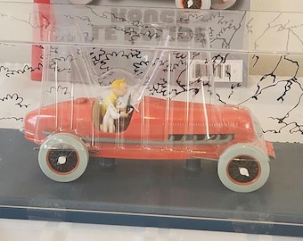 Voiture de collection No1 Tintin au 1/24 avec personnages et fascicule
