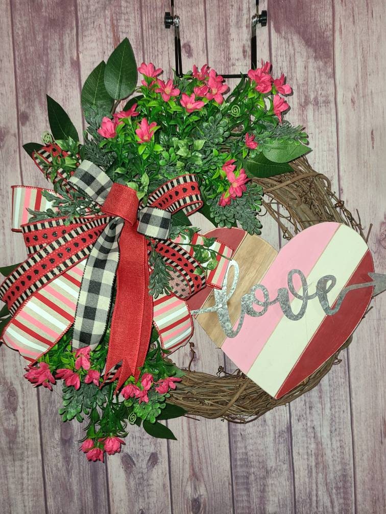 Valentine's Day wreath valentine wreath xoxo wreath Etsy.de