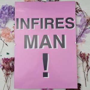 BTS kpop Infires man poster!